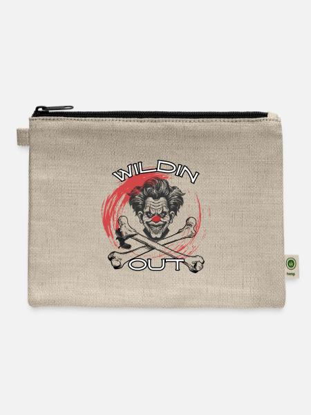 Wildin Out - Hemp Carry All Pouch - natural