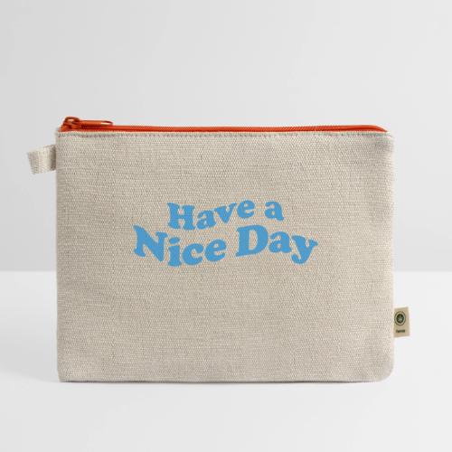 nice day - Hemp Carry All Pouch