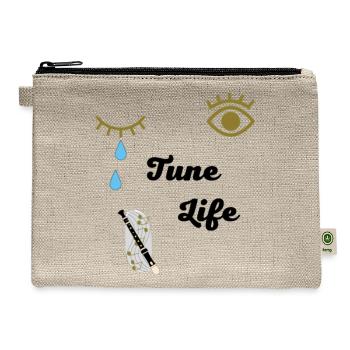 Tune Life - Hemp Carry All Pouch - natural - Front