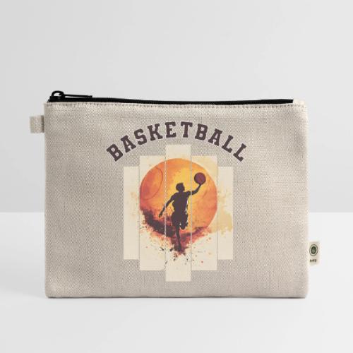 Basketball again and again - Hemp Carry All Pouch
