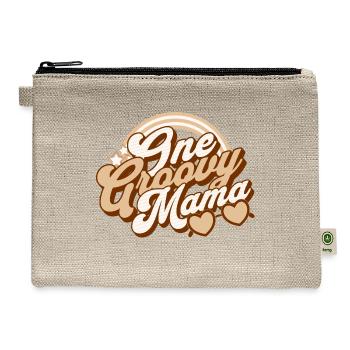 One Groovy Mama - Hemp Carry All Pouch - natural - Front