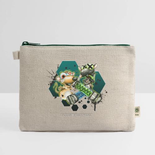 rats in love - Hemp Carry All Pouch