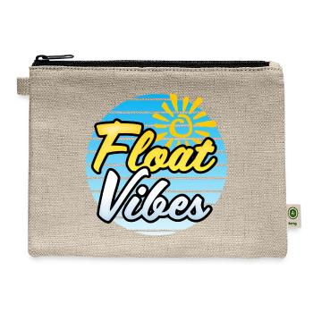 Float Vibes - Hemp Carry All Pouch - natural - Front