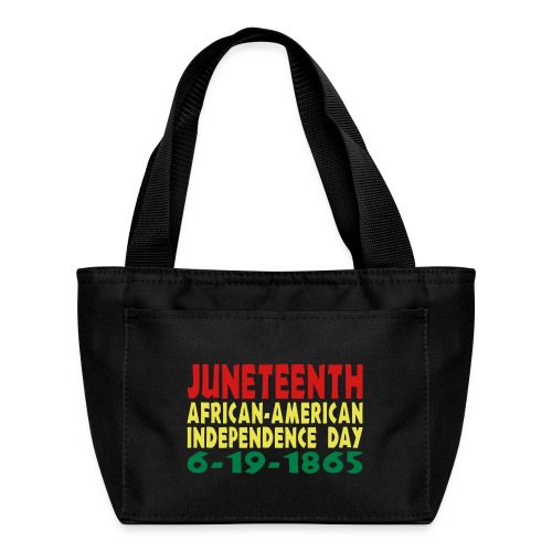 Junteenth Independence Day - Recycled Lunch Bag