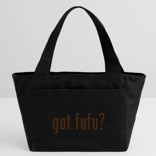 gotfufu-black - Recycled Insulated Lunch Bag