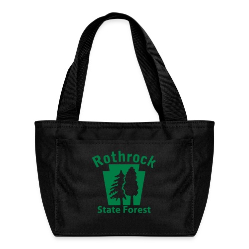 Rothrock State Forest Keystone (w/trees) - Recycled Lunch Bag