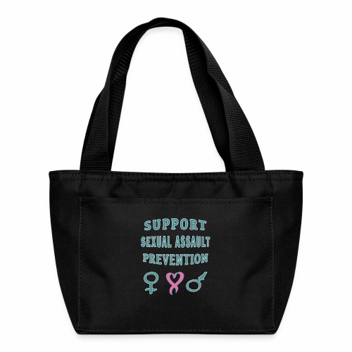 Support Sexual Assault Prevention Awareness Month. - Recycled Lunch Bag