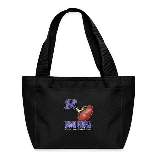 ravens r bleed shirt png - Recycled Lunch Bag