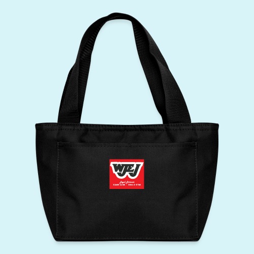 WJEJ Loyal Listener Red / Black - Recycled Lunch Bag