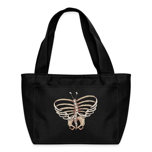 Butterfly skeleton - Recycled Lunch Bag