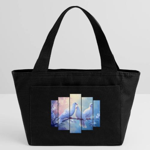 Symbols of Peace and Serenity - Recycled Insulated Lunch Bag