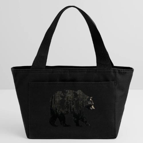 Evergreen Bear Silhouette - Recycled Insulated Lunch Bag