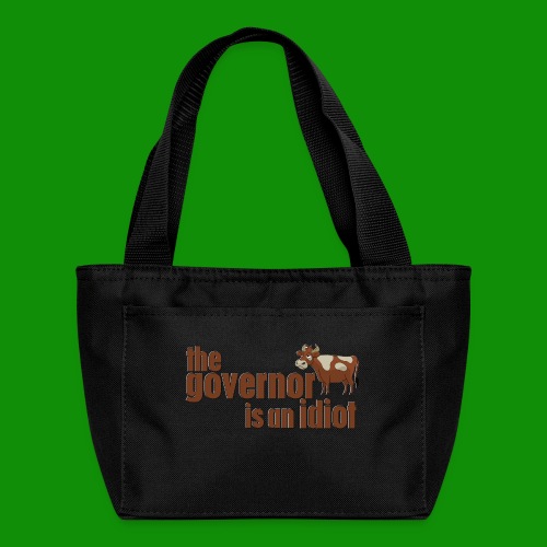 Governor is an Idiot - Recycled Insulated Lunch Bag