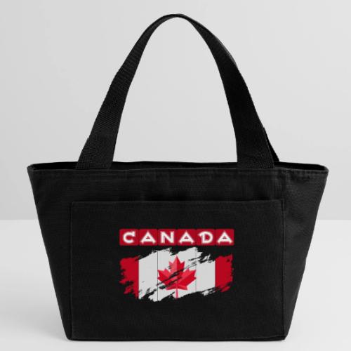 Canada, Inspired by the Canadian flag - Recycled Insulated Lunch Bag