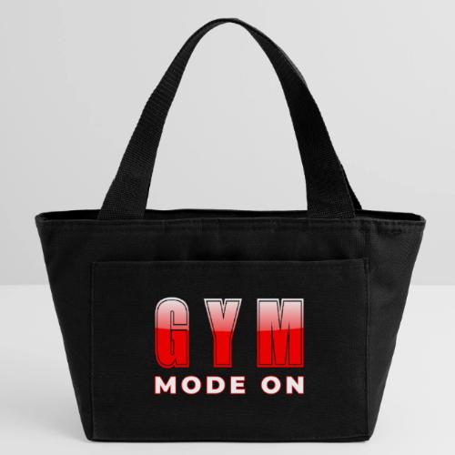 Gym Mode On Fitness Typography Design - Recycled Insulated Lunch Bag