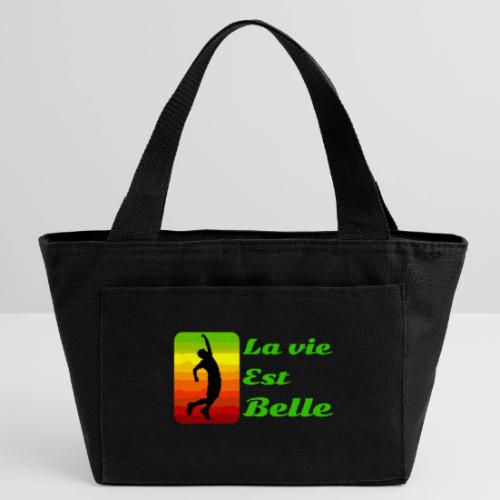 La vie est belle - Recycled Insulated Lunch Bag