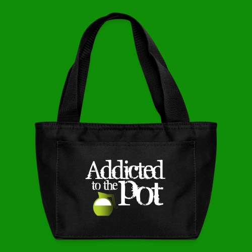 Addicted to the Pot - Recycled Lunch Bag