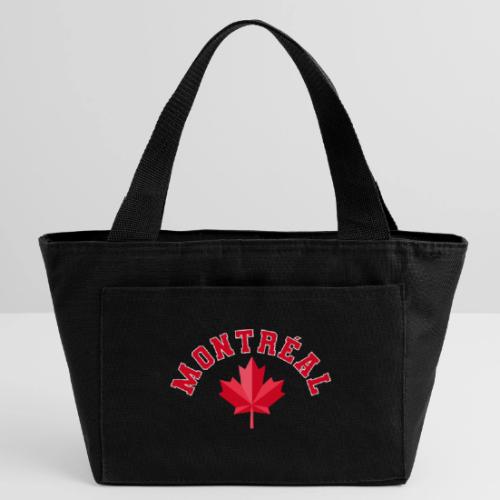 Montréal with maple leaf - Recycled Insulated Lunch Bag