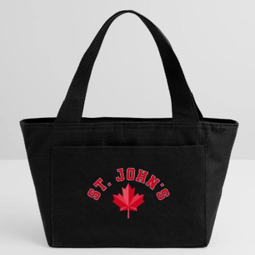 St. John's with maple leaf - Recycled Insulated Lunch Bag