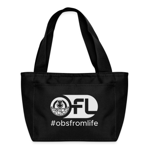 Observations from Life Logo with Hashtag - Recycled Insulated Lunch Bag