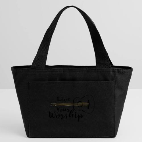 Live Your Worship, Don’t Just Give Lip Service - Recycled Insulated Lunch Bag