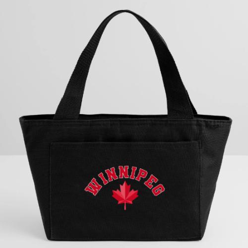 Winnipeg with maple leaf - Recycled Insulated Lunch Bag