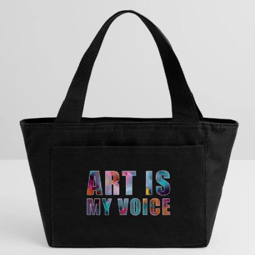 Art Is My Voice - Recycled Insulated Lunch Bag