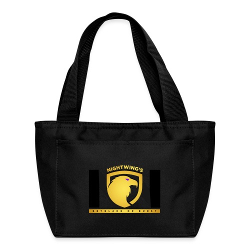 Nightwing GoldxBLK Logo - Recycled Insulated Lunch Bag
