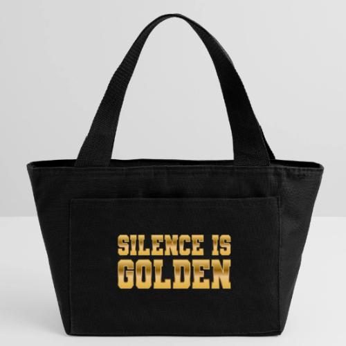Silence is Golden - Recycled Insulated Lunch Bag