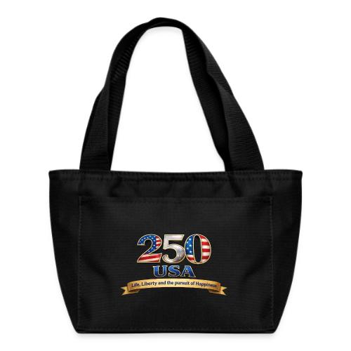 250 USA Liberty Banner - Recycled Insulated Lunch Bag