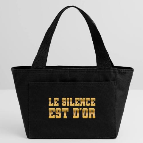 Le silence est d'or - Recycled Insulated Lunch Bag