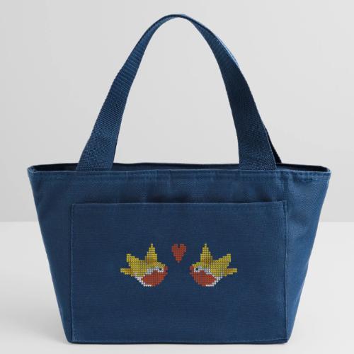love birds - Recycled Insulated Lunch Bag