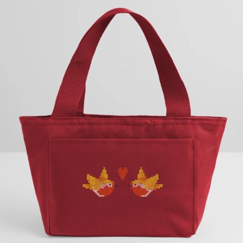 love birds - Recycled Insulated Lunch Bag