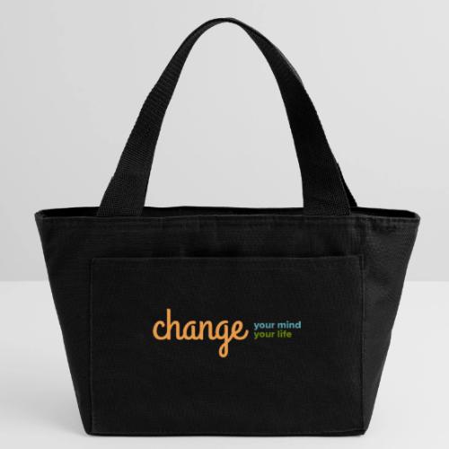 Change Your Mind Change Your Life–mental health - Recycled Insulated Lunch Bag