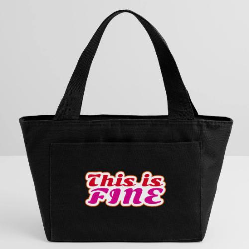 This Is Fine - Recycled Insulated Lunch Bag