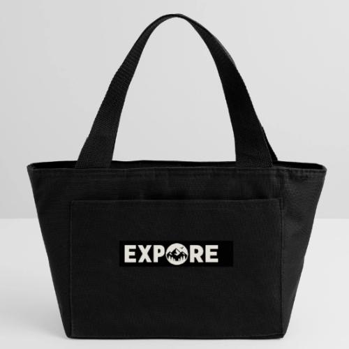 Adventure Oxygen Nature Mountain Forest Typography - Recycled Insulated Lunch Bag