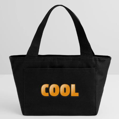 Cool 3D Word Design – Bold Chill Style - Recycled Insulated Lunch Bag