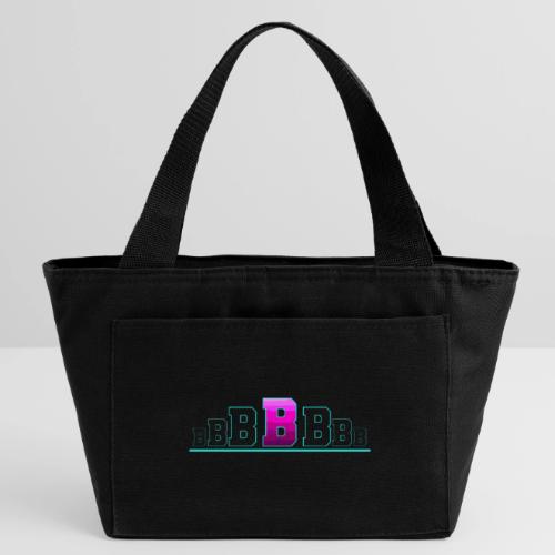 Letter B – Capital Varsity Alphabet Monogram - Recycled Insulated Lunch Bag