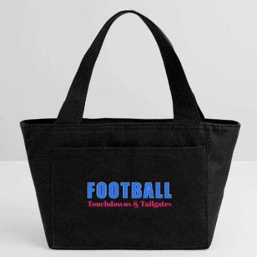 Football Touchdowns & Tailgates Design - Recycled Insulated Lunch Bag