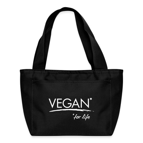 VEGAN for life - vector - Recycled Insulated Lunch Bag
