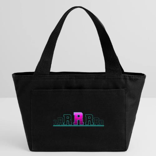 Letter R – Capital Varsity Alphabet Monogram - Recycled Insulated Lunch Bag