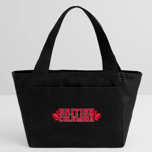 British Columbia with maple leaf - Recycled Insulated Lunch Bag