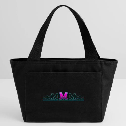 Letter M – Capital Varsity Alphabet Monogram - Recycled Insulated Lunch Bag