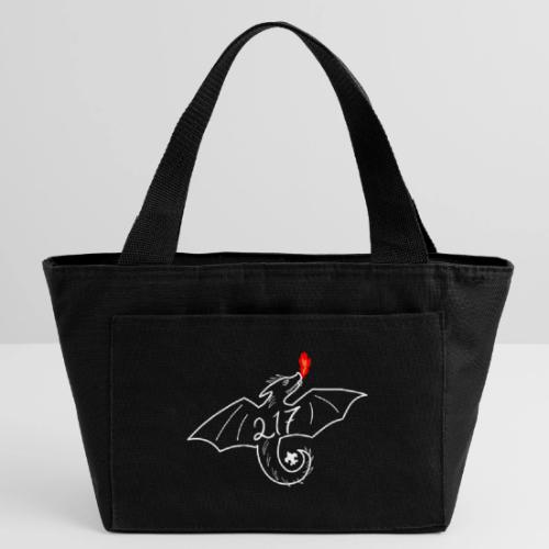 White Dragon Logo Merch - Recycled Insulated Lunch Bag