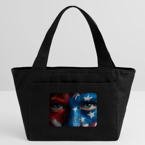 USA: Painted for the Flag - Recycled Insulated Lunch Bag