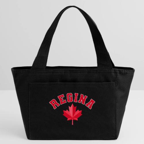 Regina with maple leaf - Recycled Insulated Lunch Bag