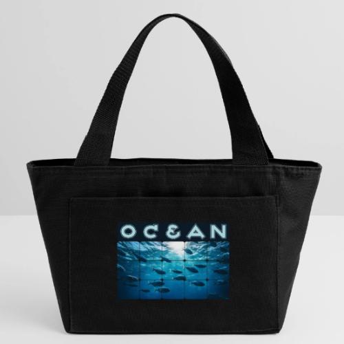 Ocean: Silver Tide - Recycled Insulated Lunch Bag