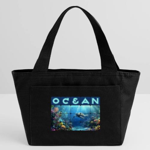 Ocean: Turtle Drift - Recycled Insulated Lunch Bag