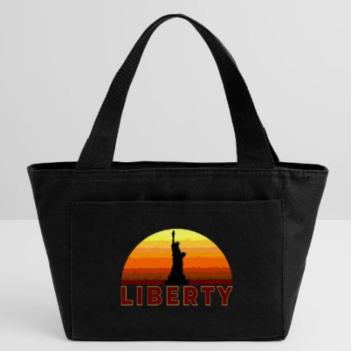 USA: Sunset Liberty Bold - Recycled Insulated Lunch Bag