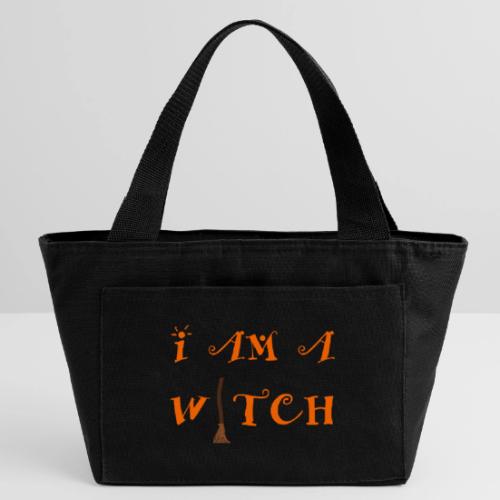 I Am A Witch Word Art - Recycled Insulated Lunch Bag
